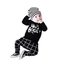 Boss Letter Long-Sleeve Baby Clothing